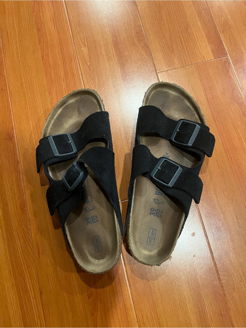 Arizona Soft Footbed Suede Leather Midnight Blue